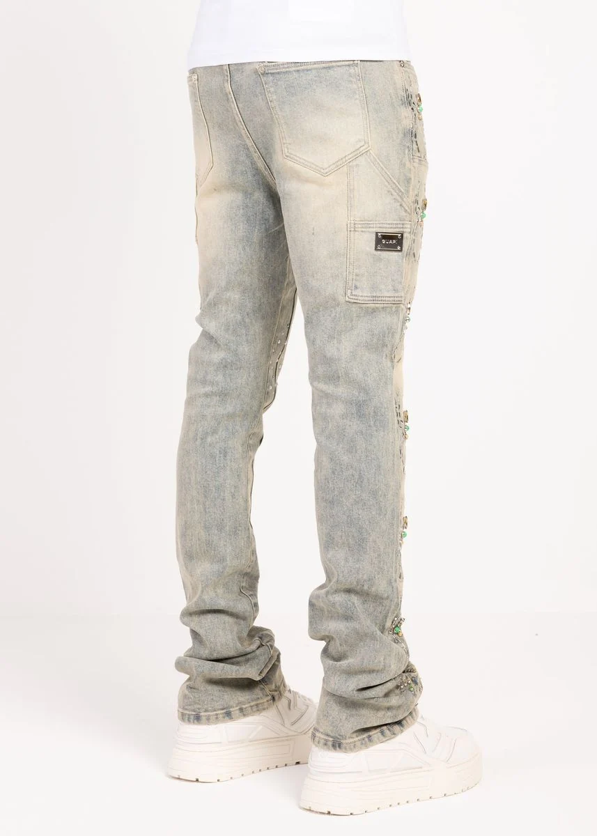 Guapi Emerald Spider Denim Jeans - Image 3