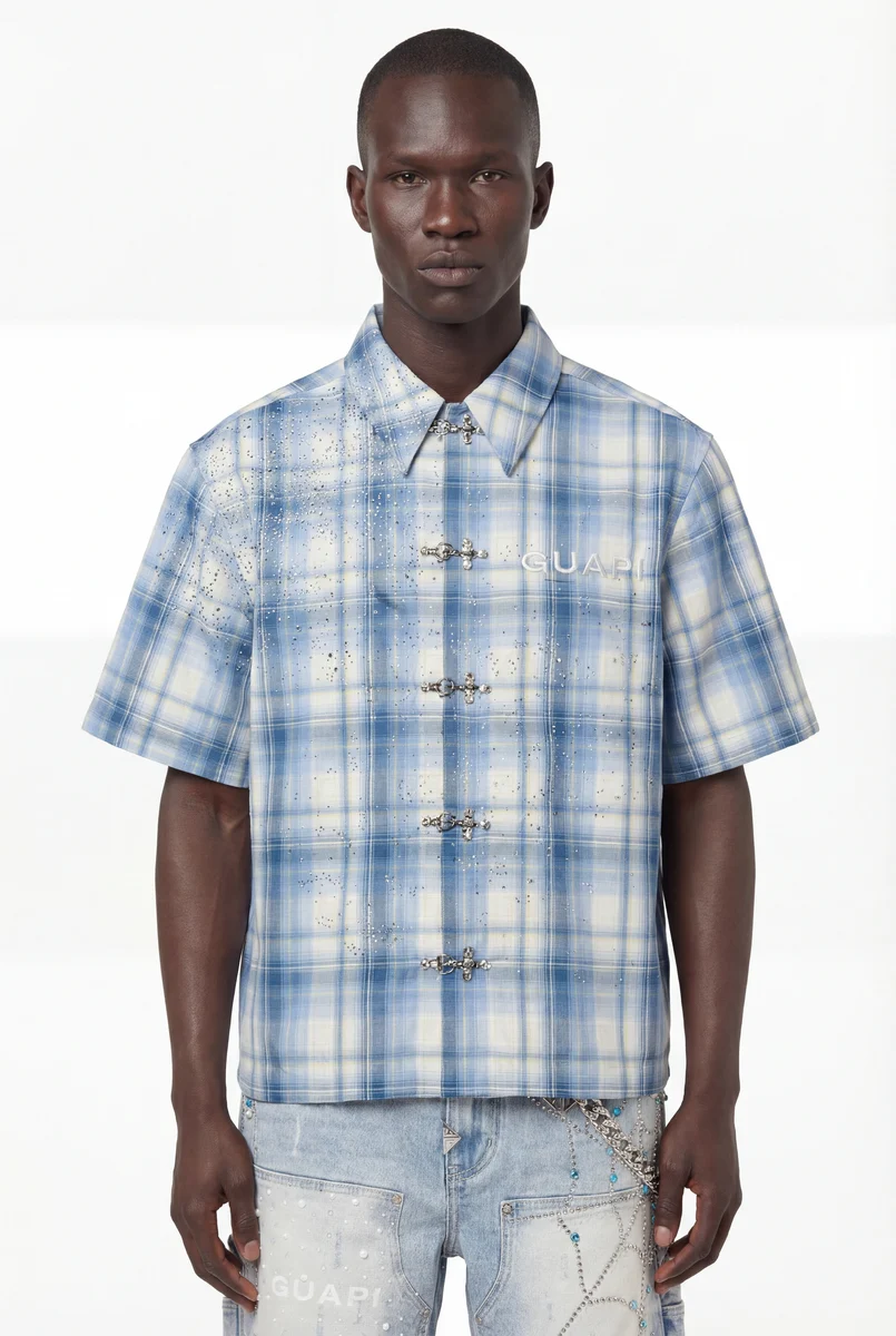 Guapi Glacier Plaid Tee