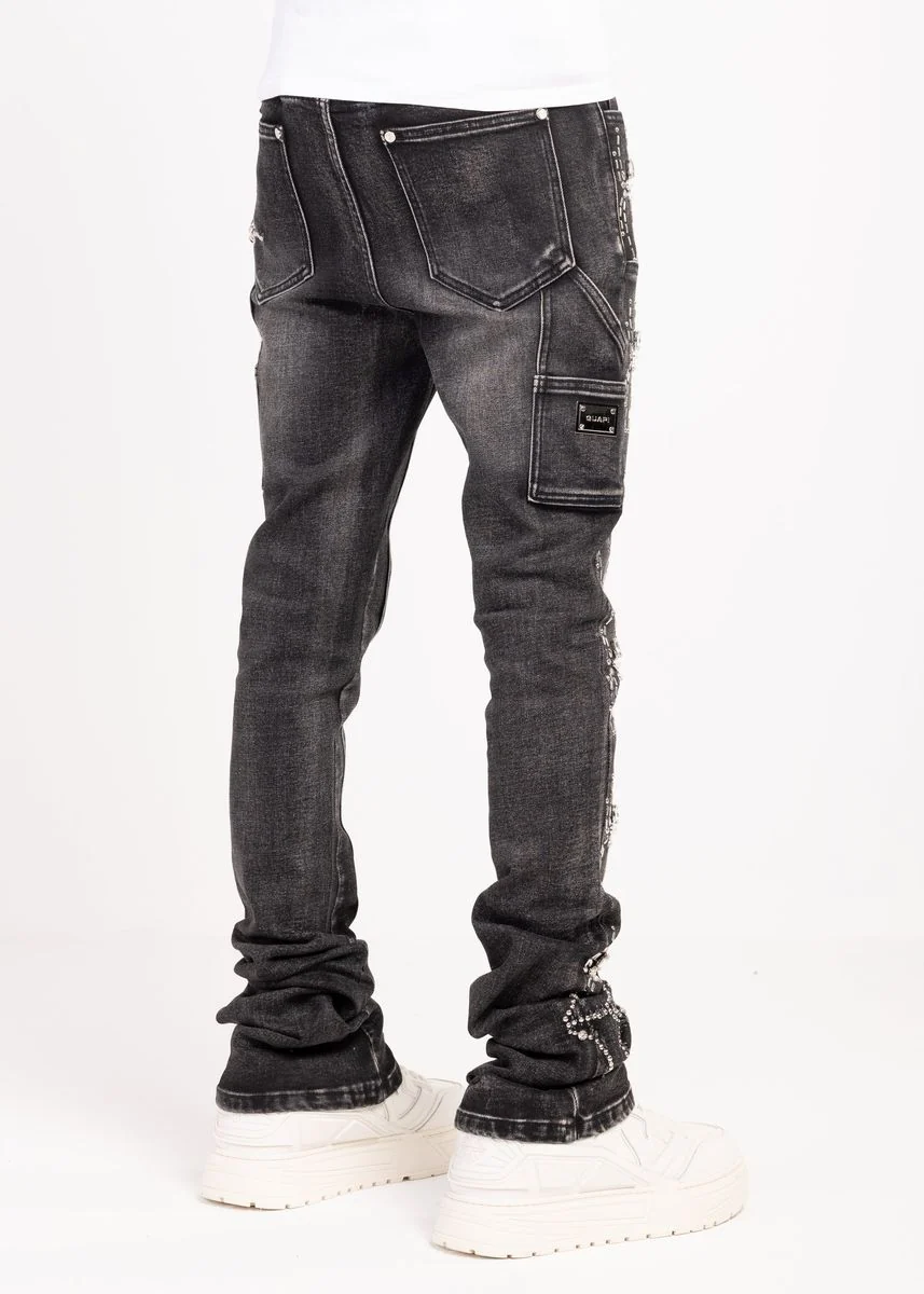 Guapi Obsidian Spider Denim Jeans - Image 3