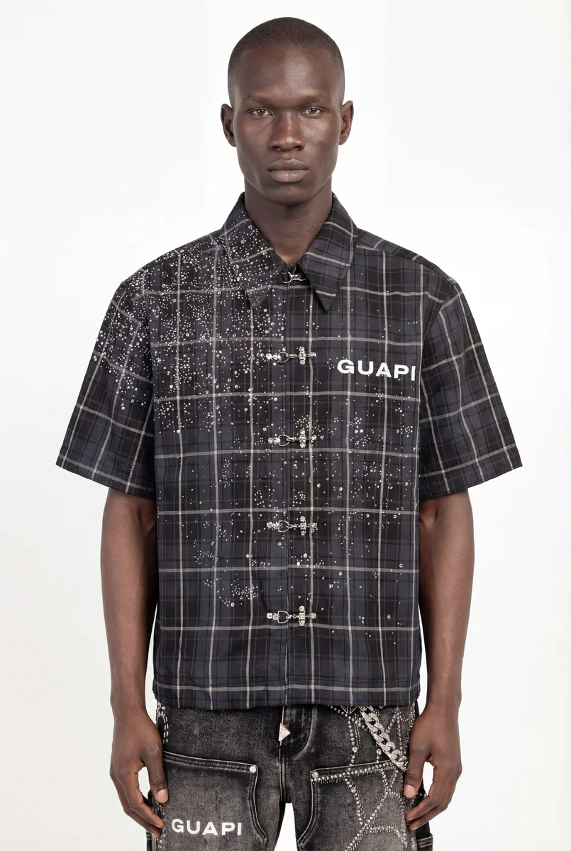 Guapi Shadow Plaid Tee