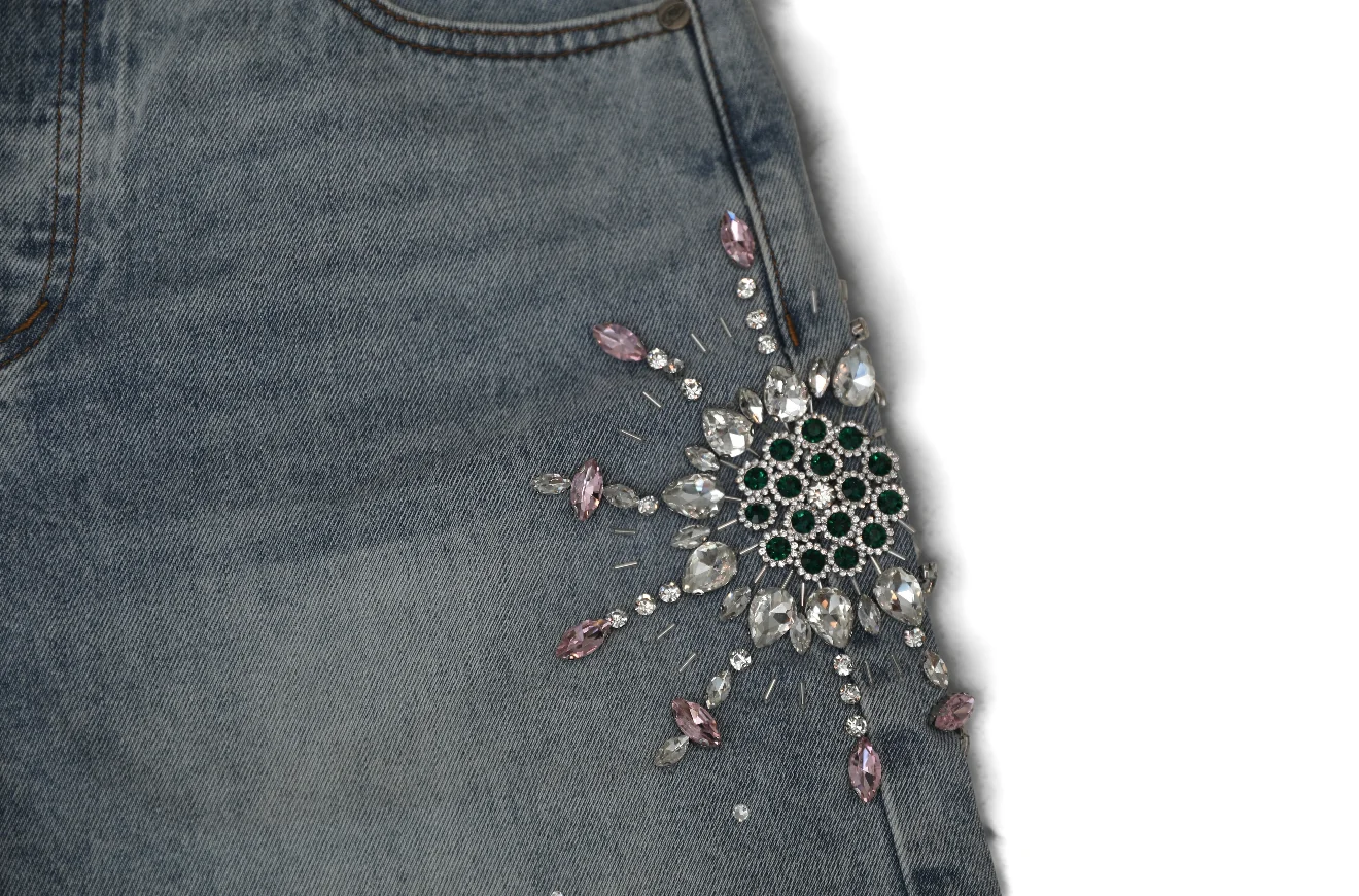Prestige “Emerald” Jean Shorts - Image 3