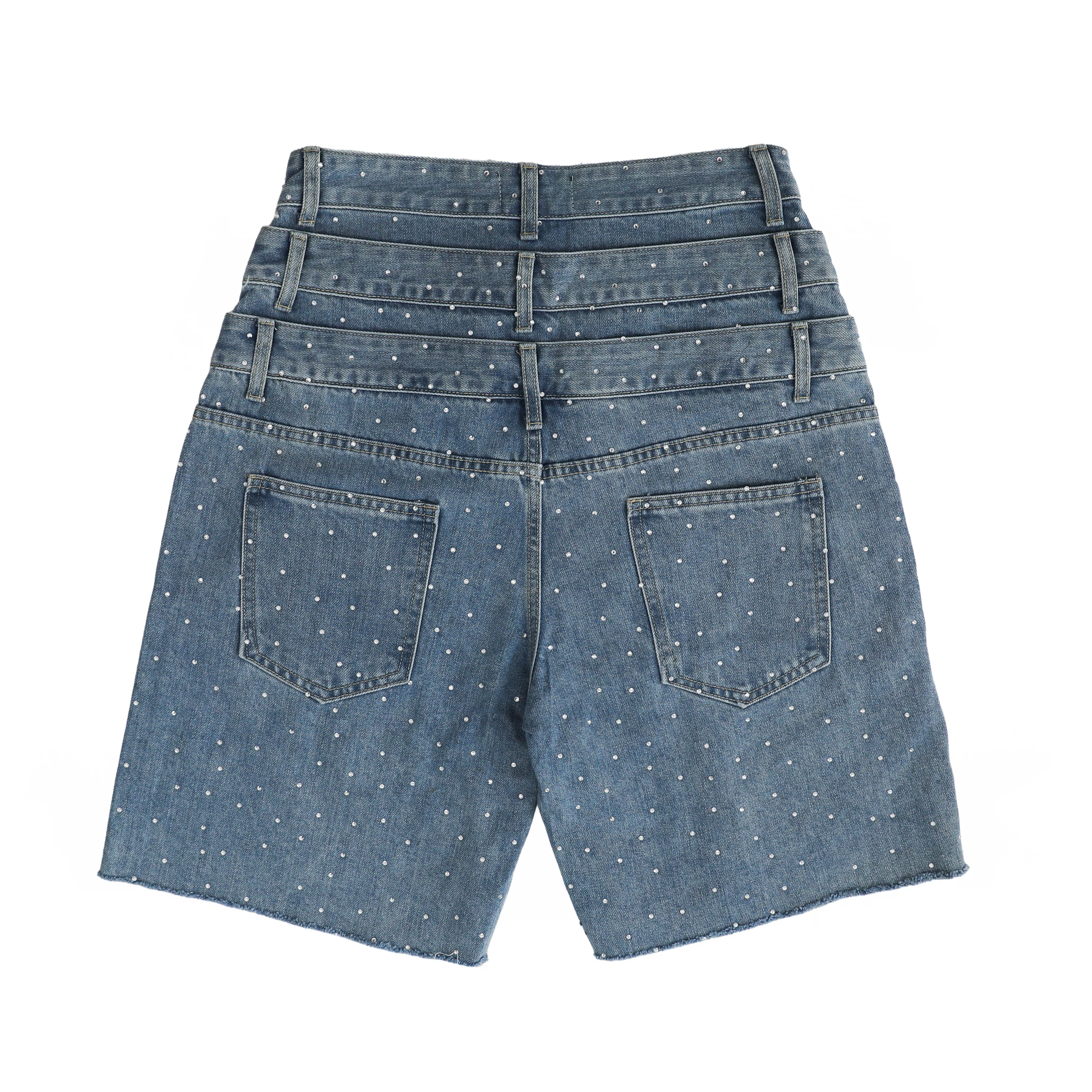 Triple Waist Denim Shorts - Image 3